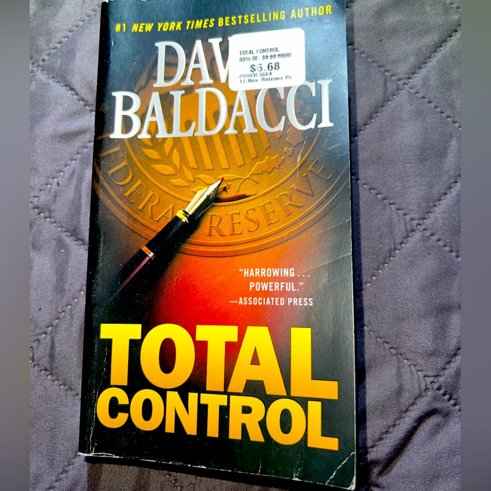 David Baldacci paperback book “Total Control”
